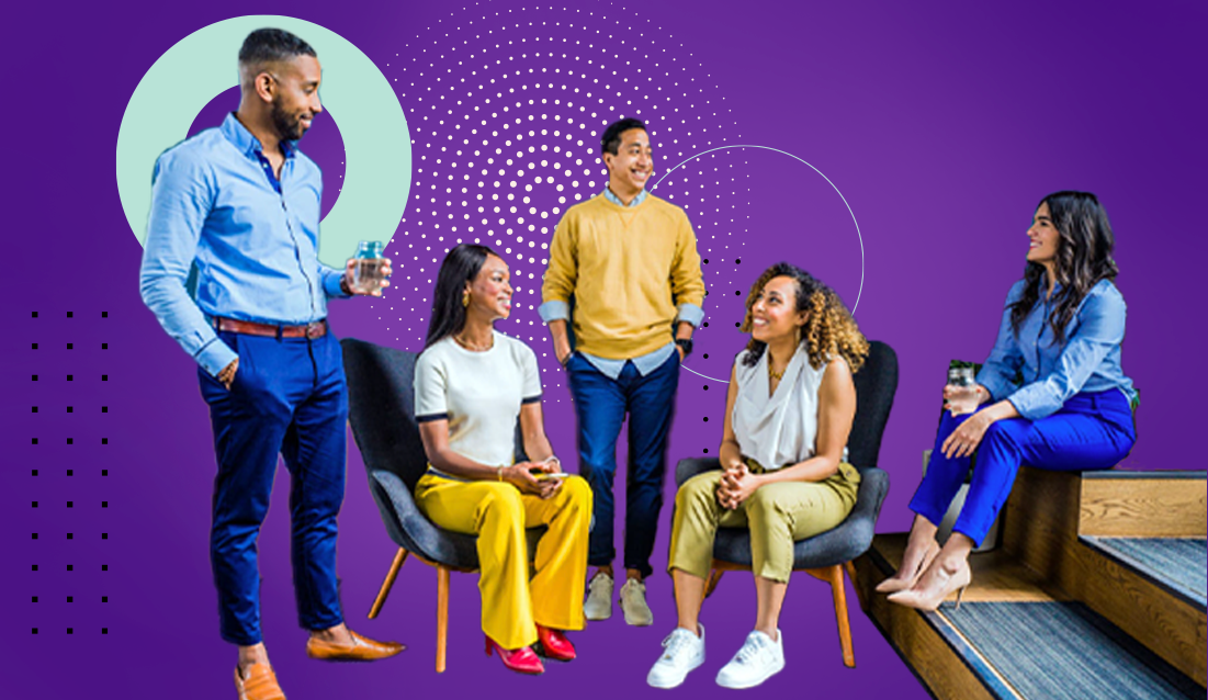 Group of people talking; FOMOOH; HFMA Trial Membership