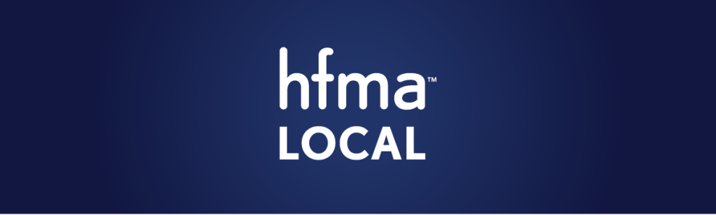 Image of HFMA local healthcare education events; HFMA logo