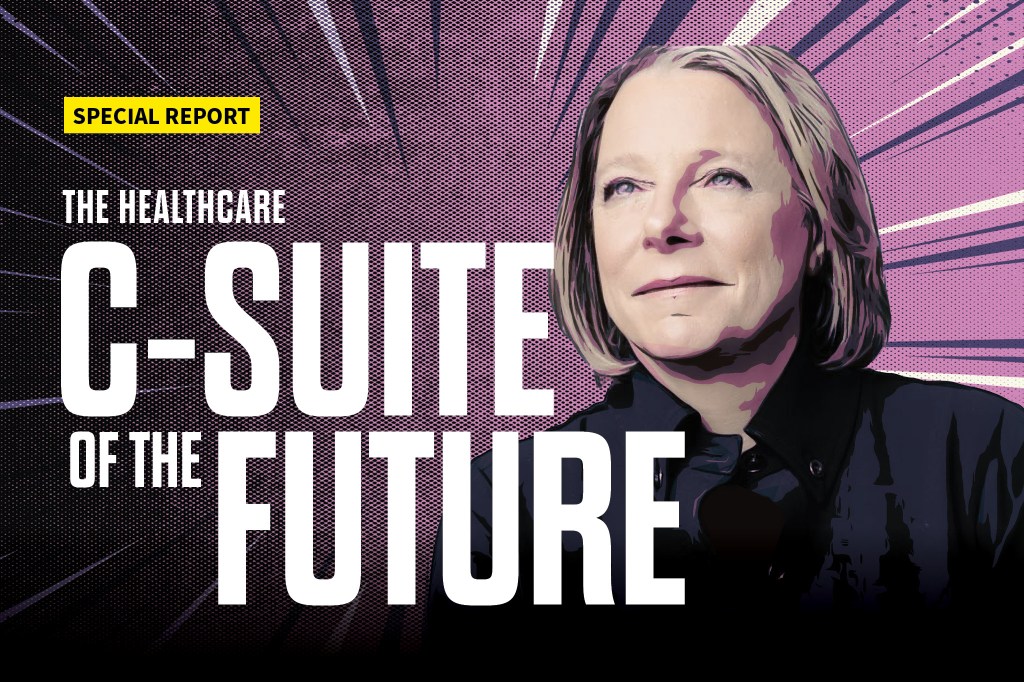 The Healthcare C-Suite of the Future report cover art