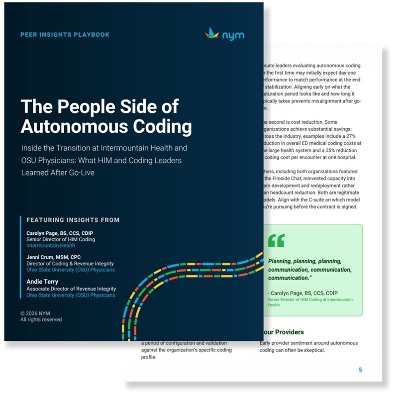 Peer Insights Playbook: The People Side of Autonomous Coding | Nym Health